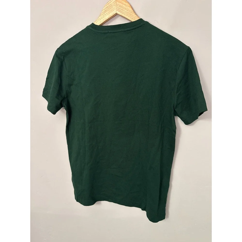 Polo Ralph Lauren Mens S/P College Green Classic Fit Graphic Polo Jersey T-Shirt